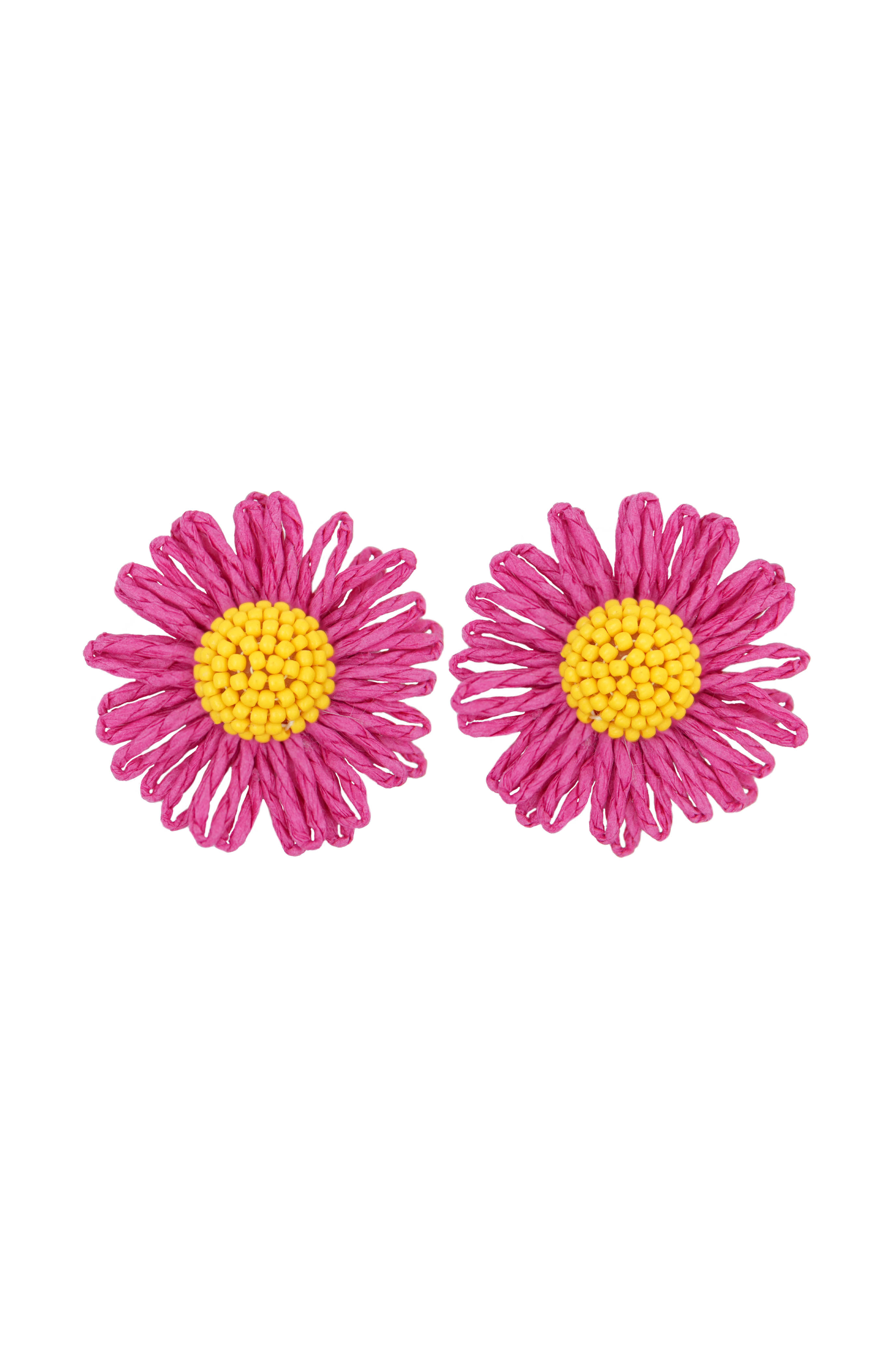 Solstice Daisy Earring Pink